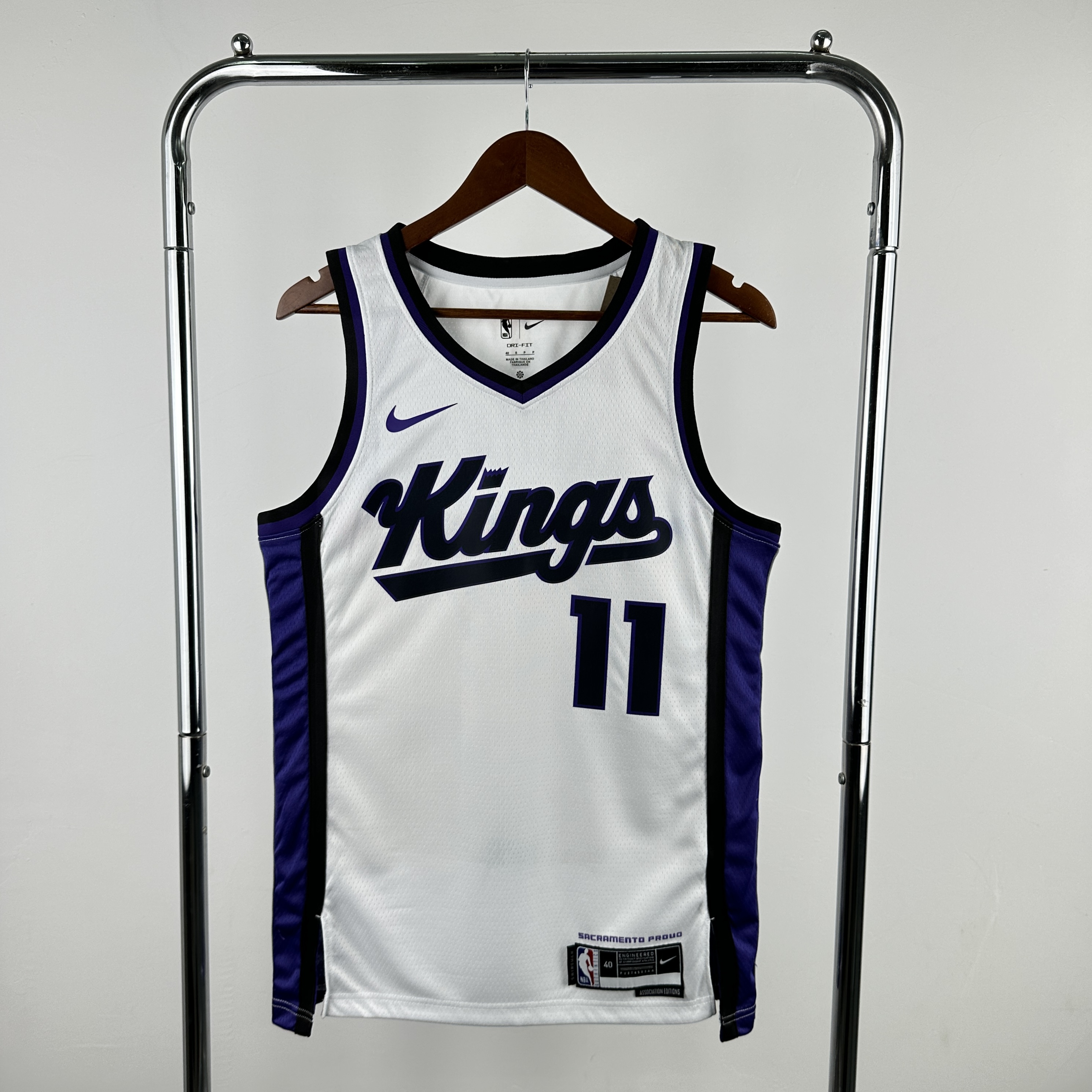 Men Sacramento Kings #11 Sabonis White Season Nike 2025 NBA Jersey->sacramento kings->NBA Jersey